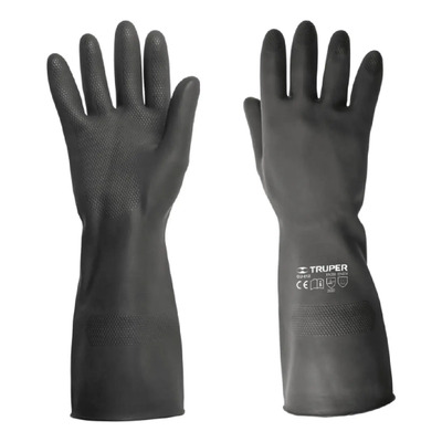 Guantes De Neopreno P\u002Fmanejo De Químicos, Medianos 14270 | MercadoLibre