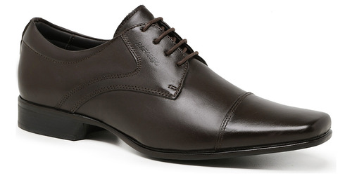 Sapato Social Masculino Rafarillo Derby Couro Marrom 34055m