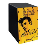 Mini Cajon Madeira Percussão Peça Decoração Elvis Liverpool