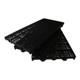 8 Pisos Plastico Preto Estrado Plat 50x25cm Piso P/ Box 