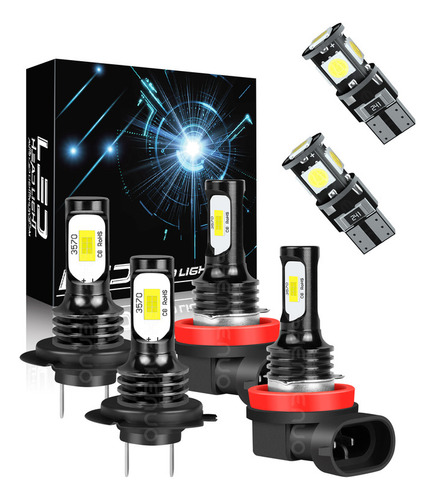 Para Ford Focus Mk3 Faro Led Blanco 2011-2018 Set-6x Uk