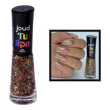 Esmalte Cremoso Joud Glitter Tulipa 257 Vegano 8ml