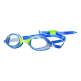 Goggles Speedo De Competencia Para Niño Hyper Flyer 421 Color Azul