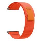 Pulseira Nylon Loop Trail Para Smartwatch Ultra Max Bw25 Cor Laranja 42 Ao 49mm