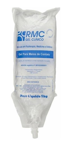 Kit 2 Gel Condutor Clinico Para Ultrassom Incolor Bag 1kg