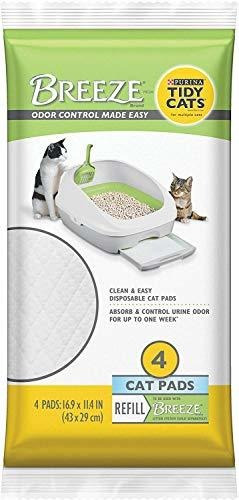 Tidy Cats Breeze Gato Pad Lecho 4 Pack.