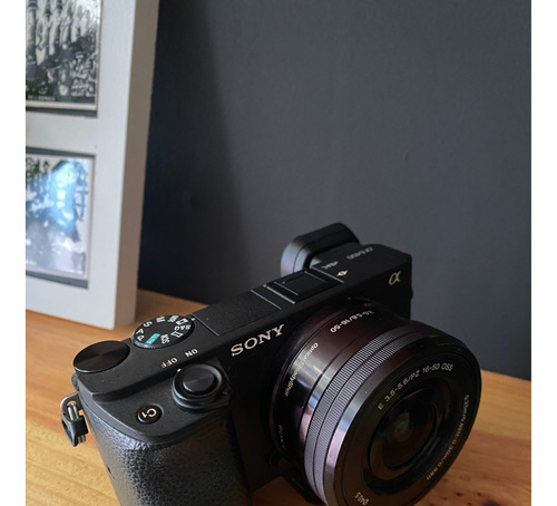 Câmera Sony Alpha A6400 Com 16-50mm Mirrorless Cor Preto