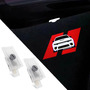 Uuakarin 2 Pcs Car Door Logo Lights Compatible Para Cargador Dodge Charger