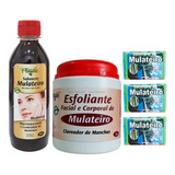 Esfoliante De Mulateiro 1kg + 1 Sabonete 240ml +3sabonete60g