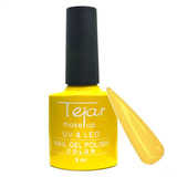 Esmalte Semipermanente Top Coat Matte Tejar Uv/ Led Color 32 - Amarillo