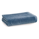 Manta Linhares Karsten Casal Microfibra Fleece 1,80 X 2,30 M Cor Azul