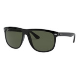 Lentes De Sol Ray-ban Lifestyle Estilo Moderno Unisex Color De La Lente Verde Color Del Armazón Negro Diseño Polarizada