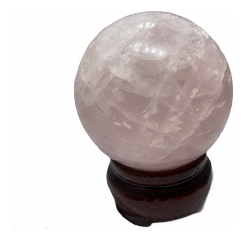 Esfera Cuarzo Rosado Piedra Natural 4,5 Cm