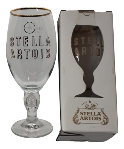 Copa Cerveza Stella Artois Retro Vintage En Cajita Regalo 