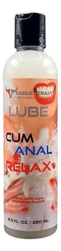 Garley Crazy Lube Cum Anal Relax 8.5fl.oz/250ml Semen Artificial Desensibilizador Anal