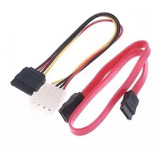 Cabo Adaptador Fonte Ide Molex P/ Sata + Dados 