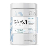 Creme De Massagem Neutro Sem Perfume Drenagem 1kg Raavi