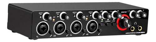 Tarjeta De Sonido Interfaz De Audio Home Studio De 4 Vías