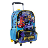 Batman Mochila Batwheels Dc 16 PuLG Con Carro Escolar