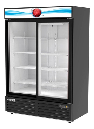 Refrigerador 2 Puertas Cristal 47 Pies Asber Armd-47-sd Hc