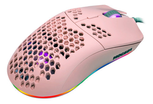 Mouse Game Factor Mog601-pk Ultralight Rgb Optico 16000dpi