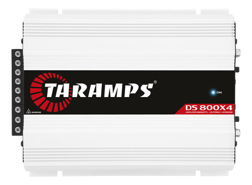 Amplificador Para Autos, Pickups & Suv Taramps Ds Ds 800x4 Clase D Con 4 Canales Y 800w Blanco