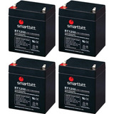 Kit De 4 Baterías No Break Ups Smartbitt Sbba12-5 12v 5ah