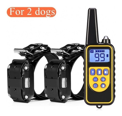 Collar De Entrenamiento Para Perros Con Descarga Eléctrica A