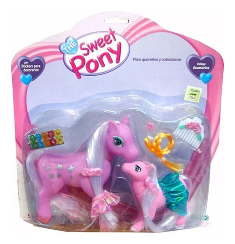 Pony Unicornio Accesorios Original Niña Colección Juguete  