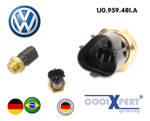 Conector Sensor Temperatura Radiador Vw Fox Bora  Audi Vw Foto 2