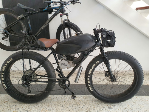 Bicicleta Fat Bike Con Motor De 2 Tiempos 