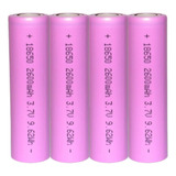 Batería Litio 18650 Industrial 3,7v 2600mah Pack * 10