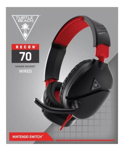 Headset Gamer Turtle Beach Recon 70 Vermelho 3.5mm + Brinde