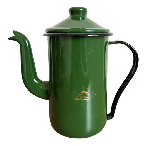 Bule Para Café Tradicional Esmaltado Verde 1,5 L Ewel