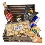 Cesta Presente Kit Masculino Whisky