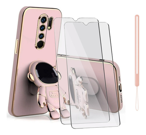 Funda De Para Xiaomi Redmi 9 Astronauta + 2mica+ Correas