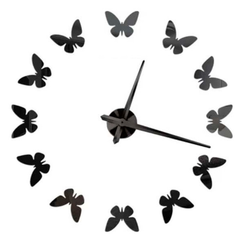 Reloj De Pared 3d Moderno Pequeño Mariposas