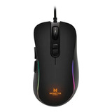 Mouse Gamer Monster Bold Rgb 8000 Dpi 1.5m Negro