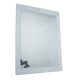 Touch Screen Boton Home Para iPad 2 A1395 A1396 Blanco