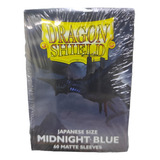 Micas Dragon Shield Japanese Size Midnight Blue Matte Yugioh