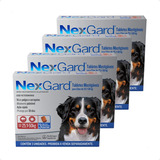 4 Nexgard 25 A 50kg Antipulgas E Carrapatos Total 9 Comprim.