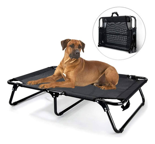 Cama Elevada Refrescante Perro Portatil Xl