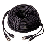 Cable 20 Mts Video Bnc + Alimentacion Energia + Ideal Cctv