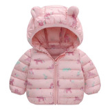 Jaqueta Casaco Infantil Inverno Puffer Meninas 2 A 3 Anos 