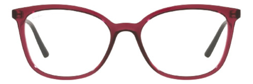 Óculos De Grau Ray-ban Rb7189l 5445 Vinho Feminino Original
