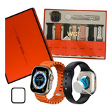 Relogio Smartwatch Inteligente Watch W69 + 7 Pulseiras