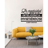 Vinil Decorativo Para Pared Frases Letras La Creatividad Es