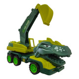 Retro Excavadora De Juguete De Dinosauri Para Niños Fricción