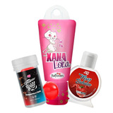 Kit Óleo Corporal Gel Xana Loka Prazer Beijável Maxx Babaloo