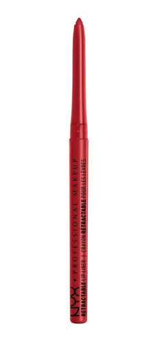 Nyx - Retractable Lip Liner - Delineador Labios - Tono Rojo